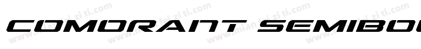 comorant semibold italic字体转换